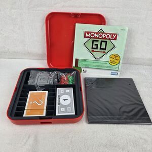 Retro Hasbro 2008 Monopoly Go Travel Game NEW Open Box